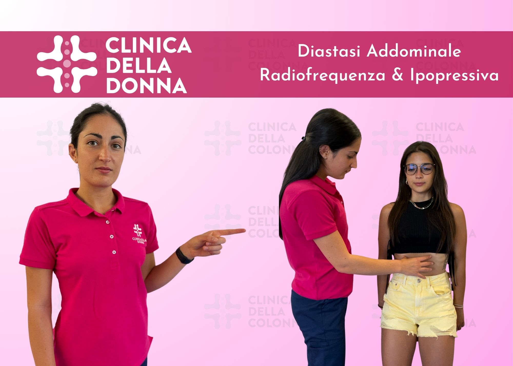 Diastasi Addominale - Radiofrequenza Ed Ipopressiva - Clinica Della Colonna